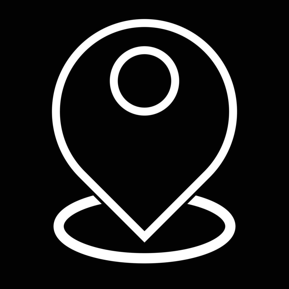 location map place icon vector