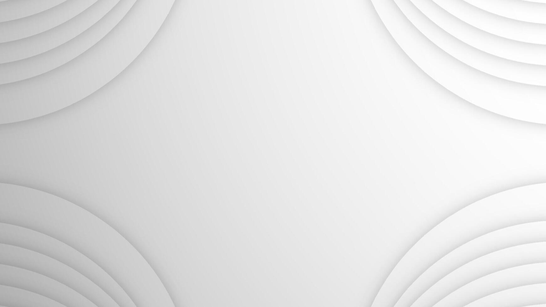 Symmetry shadow curve on grey background. vector
