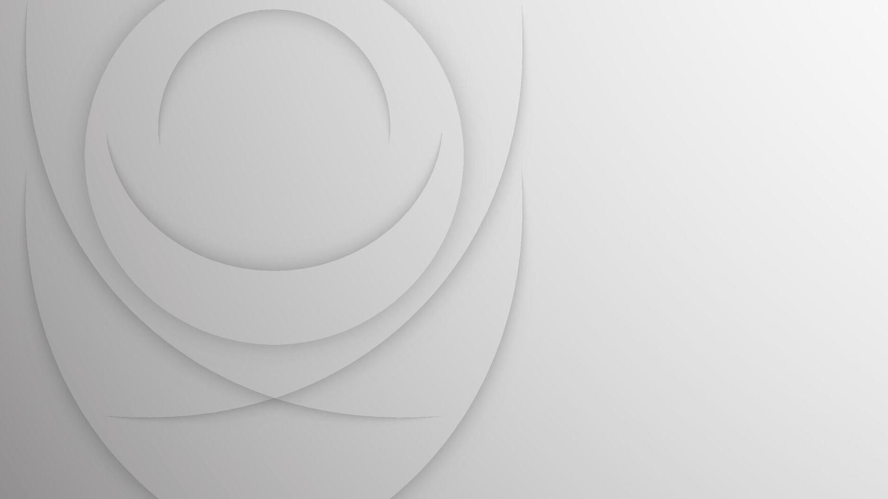 The grey background with abstract shadow line. vector