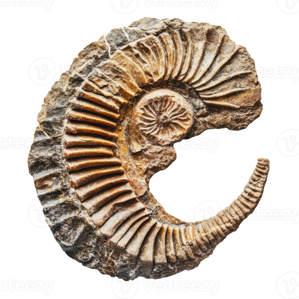Ammonite fossil found at history exhibit png
