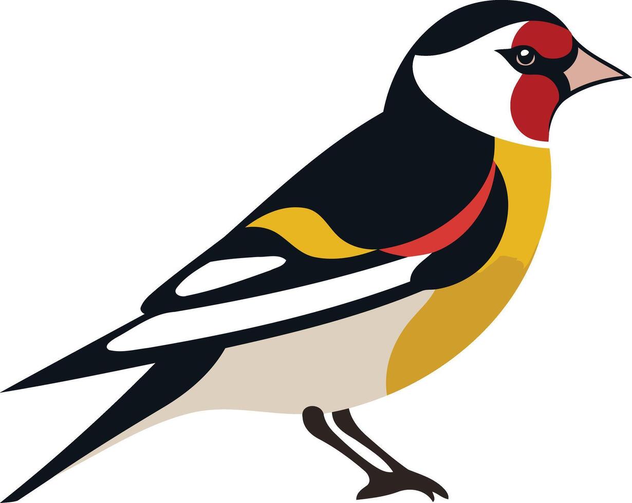 Illustration of a Colorful Bird vector
