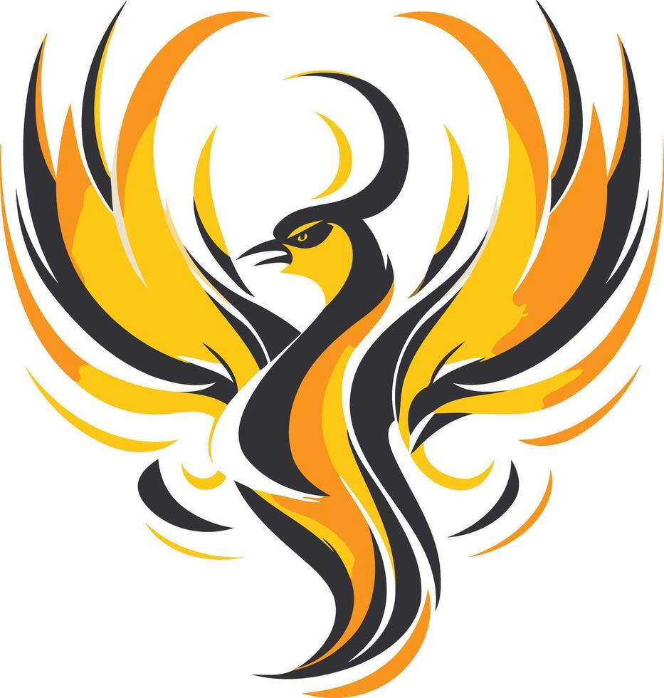 A powerful and dynamic phoenix logo, perfect for businesses