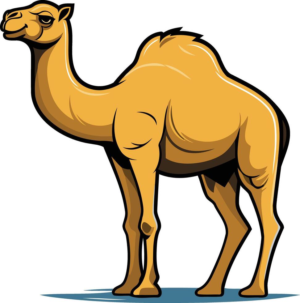 Cartoon Illustration of a Camel vector