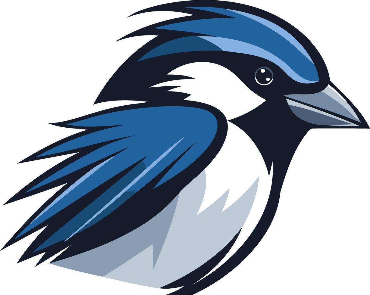 Blue Jay Illustration with a Detailed Design vector
