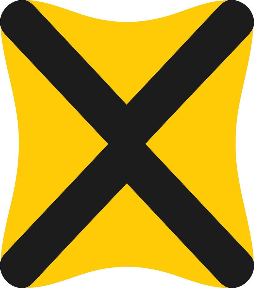 Road Sign No Through Road vector