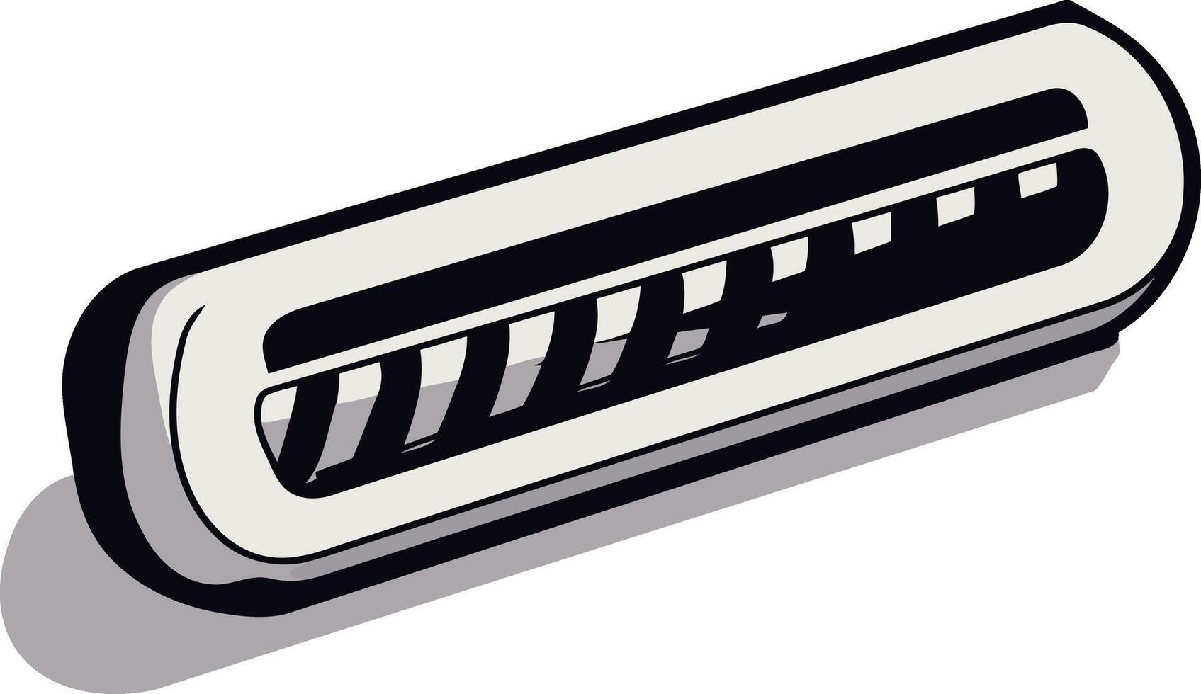 Air Vent with Stripes in a Car vector