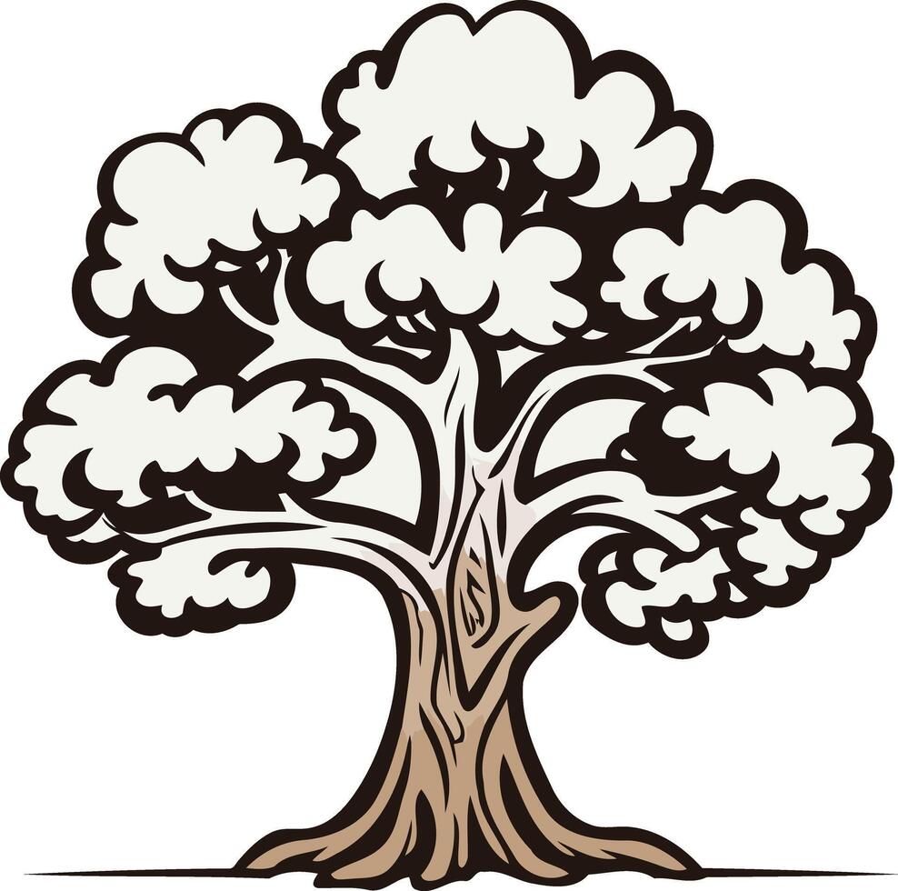 A Simple Illustration of a Tree vector