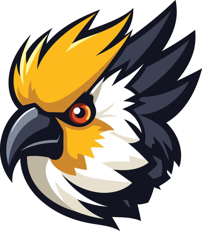 Angry Bird Mascot Design vector