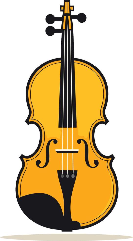 A Simple Illustration of a Violin vector