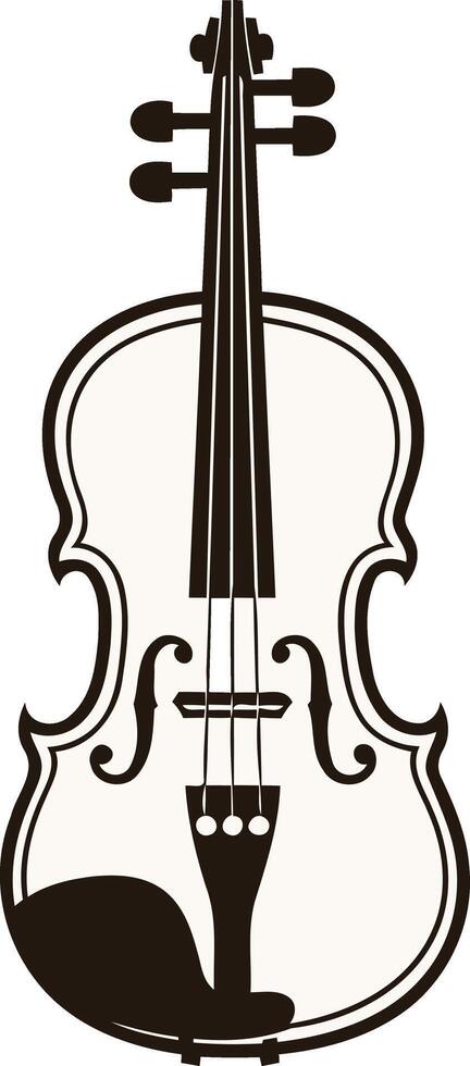 Violin, a Musical Instrument vector