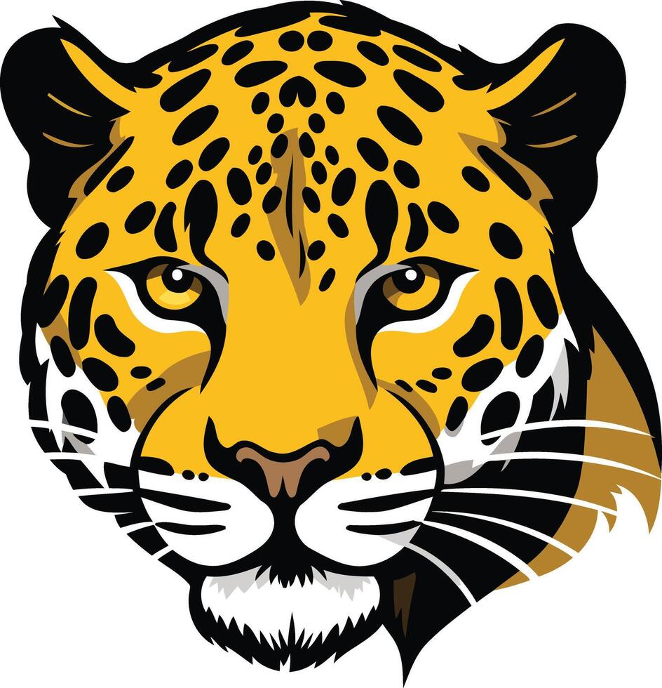 Close-up of a Majestic Jaguar vector