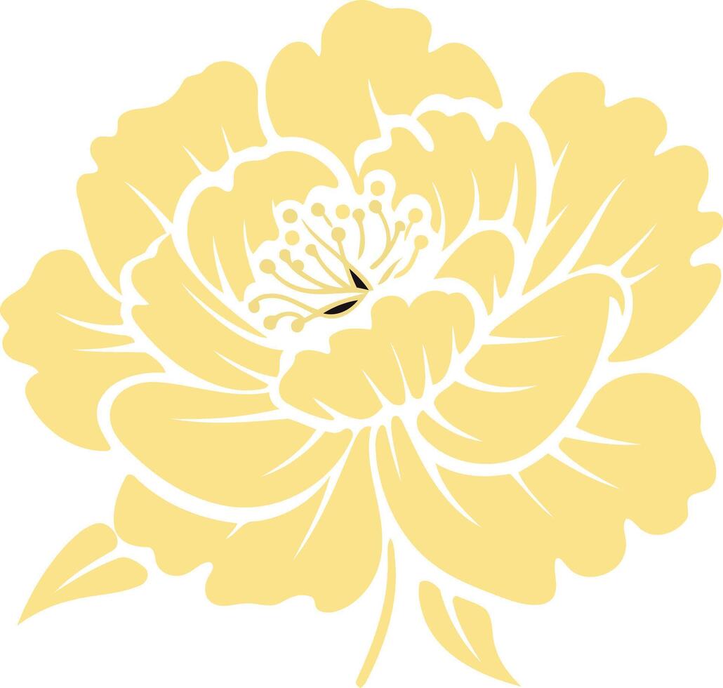 Yellow Floral Design vector