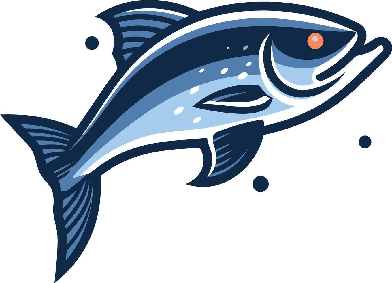 Jumping Fish Illustration vector