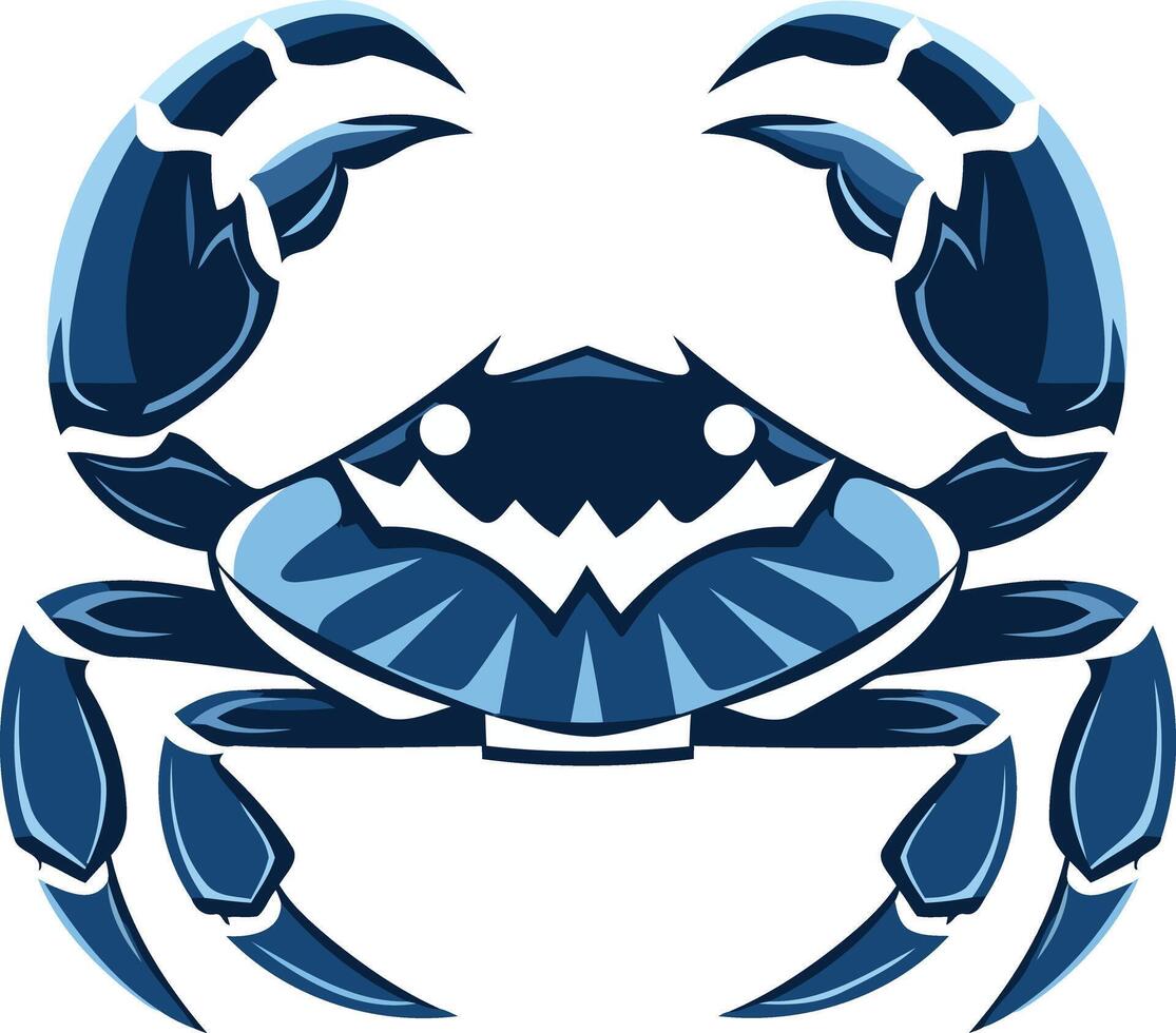 Blue Crab Illustration vector