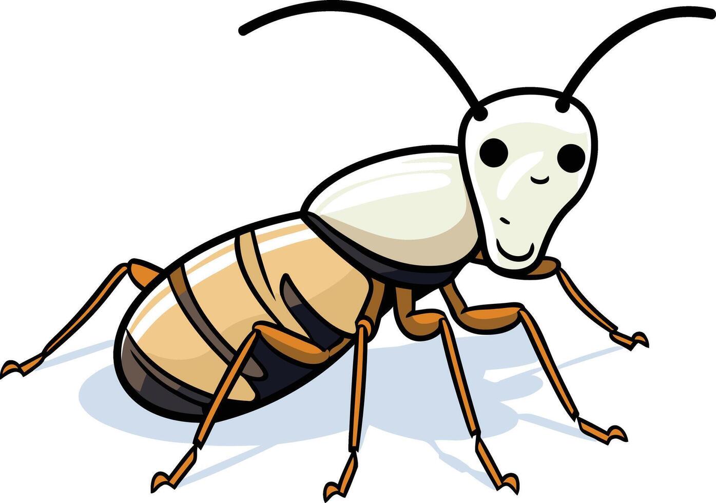 Cartoon Termite Illustration vector