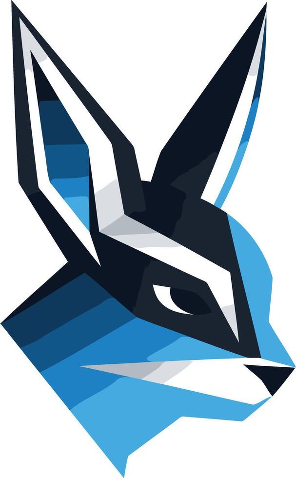 Abstract Geometric Fox Logo vector