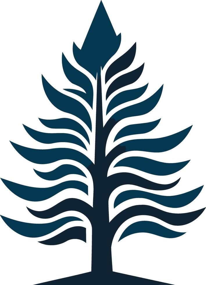 Stylized Tree Illustration vector