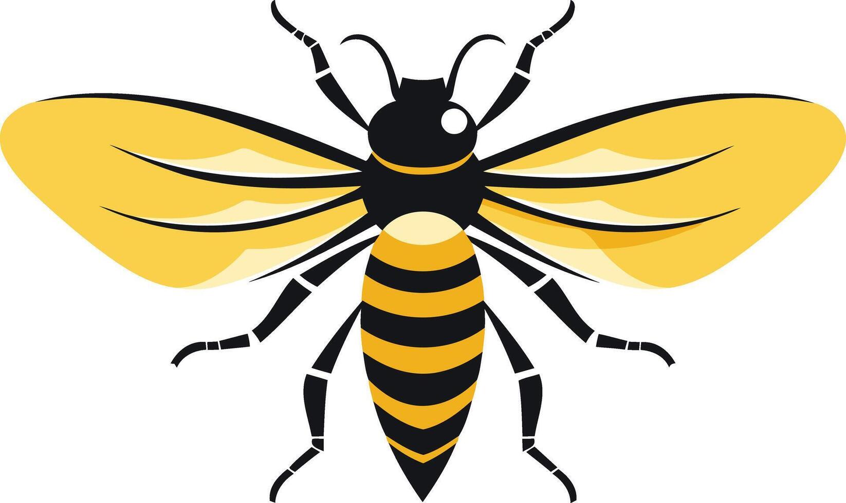 A Simple Illustration of a Bee vector