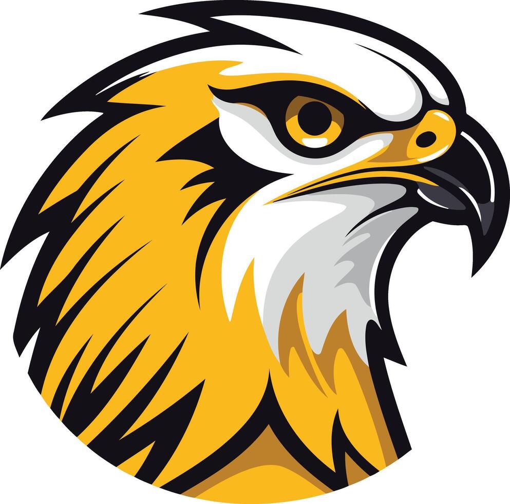 Close up Portrait of a Majestic Golden Eagle vector
