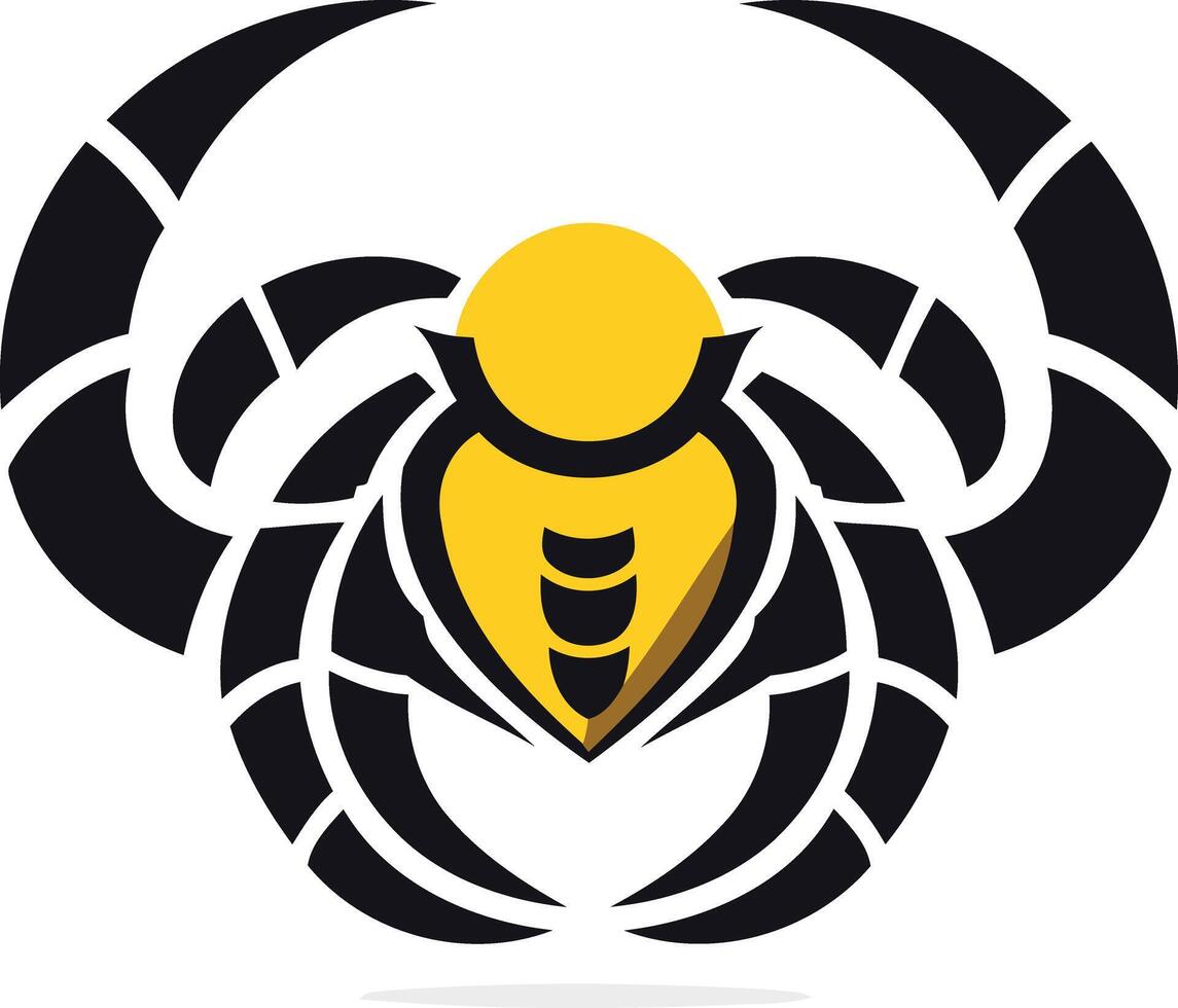 Abstract Stylized Scorpion Illustration vector