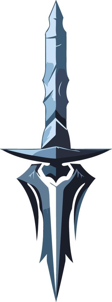 Stylized Dagger Illustration vector