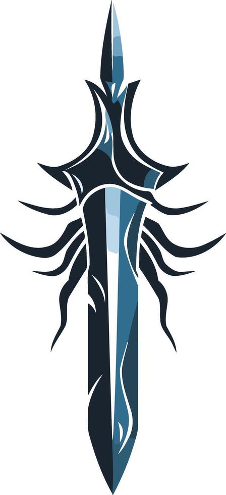 Abstract Illustration of a Sword vector