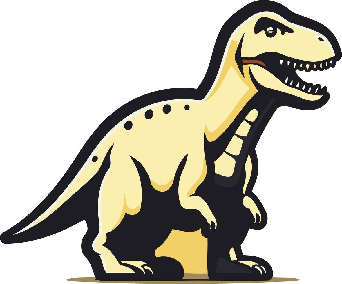 Cartoon Dinosaur Illustration vector