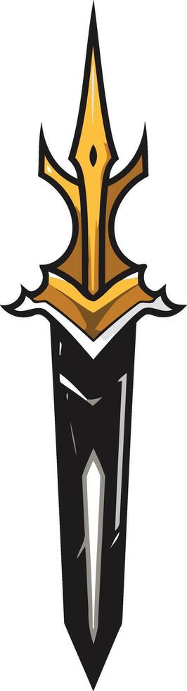 Golden Tipped Dagger vector