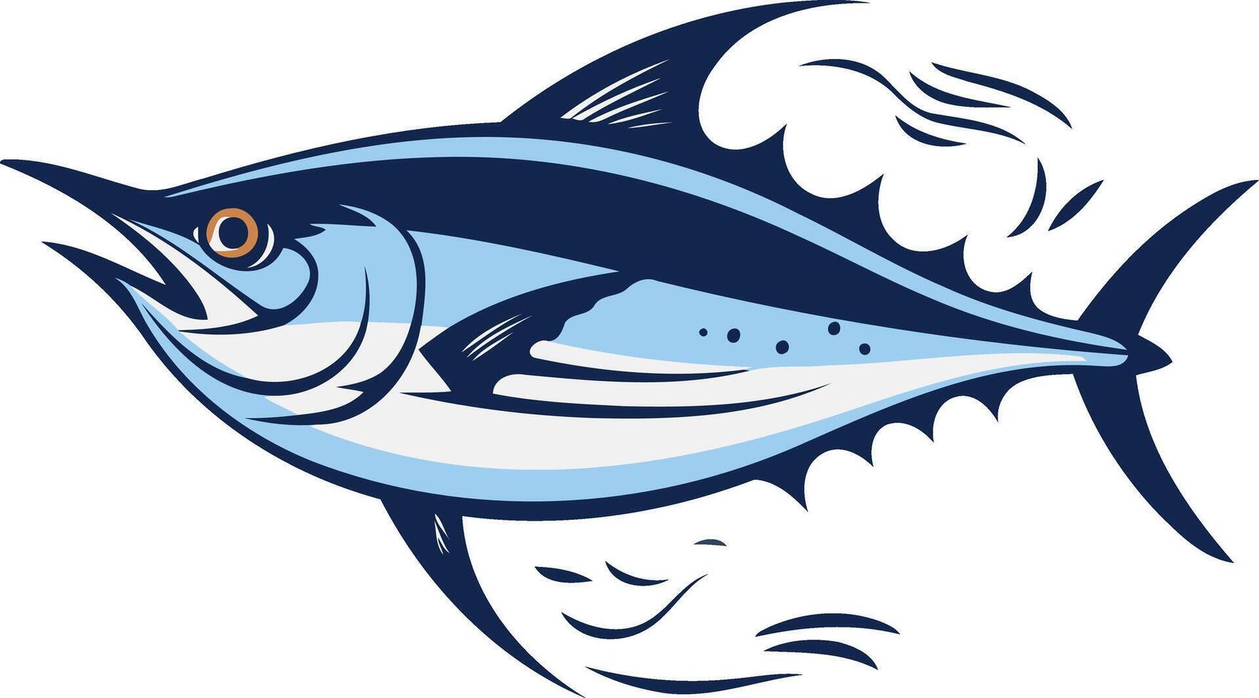 Bluefin Tuna Illustration vector