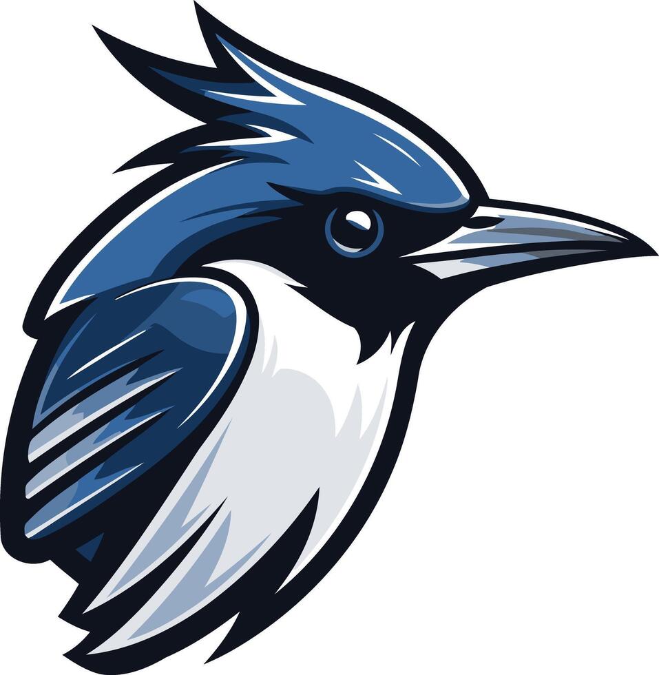 Blue Jay Bird Illustration vector