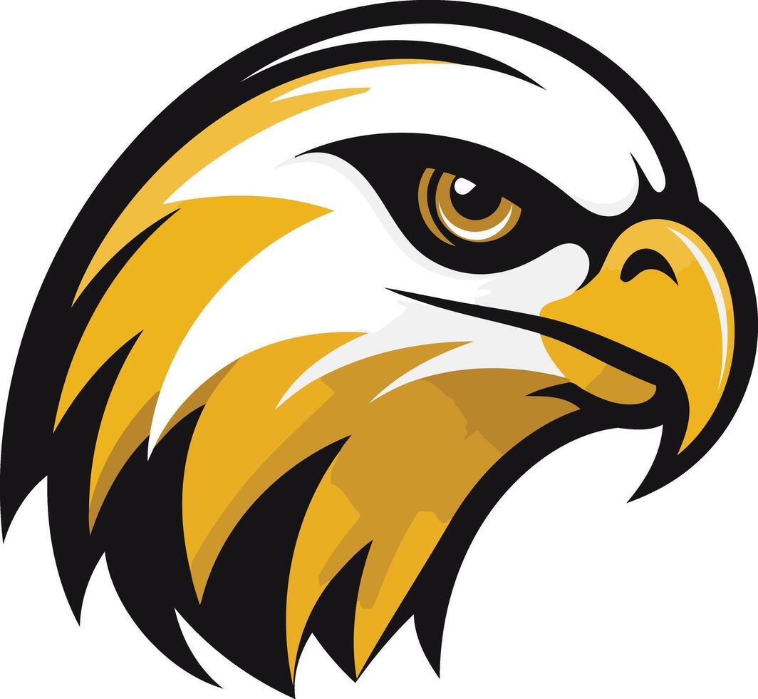 Golden Eagle Mascot Illustration vector