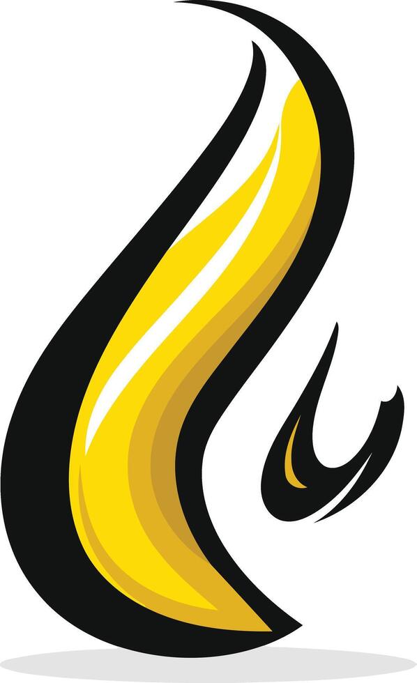 Abstract Flame Illustration vector