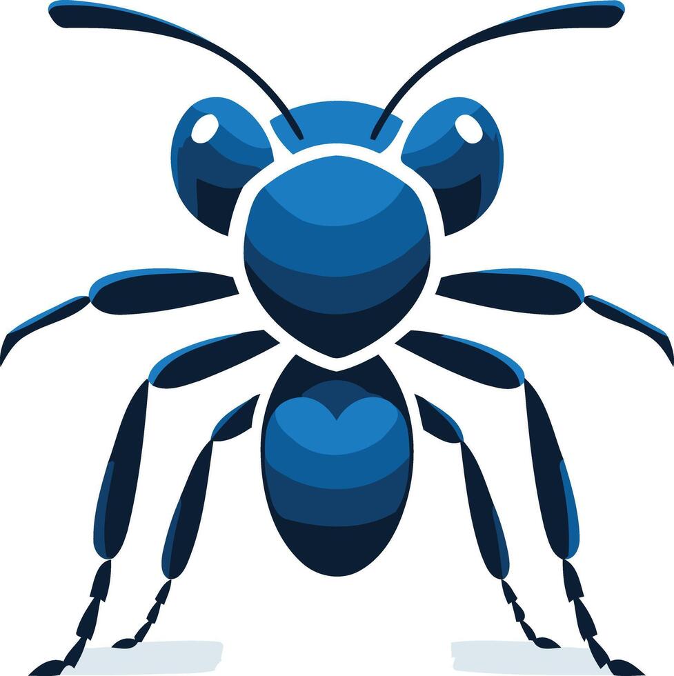Blue Ant Illustration vector