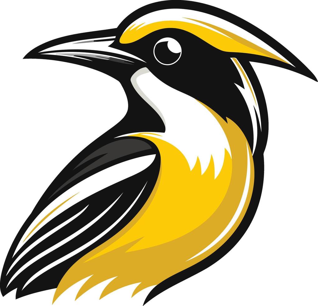 Stylized Bird Illustration vector