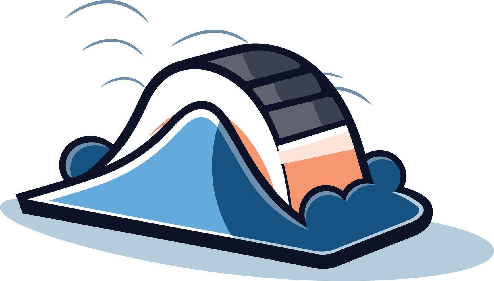 Cartoon Illustration of a Wave vector