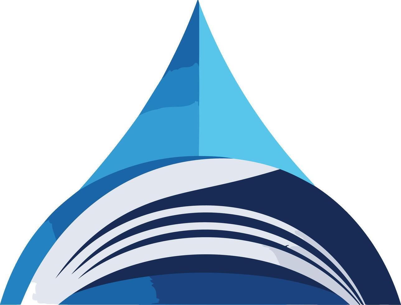 Blue Abstract Book Logo vector