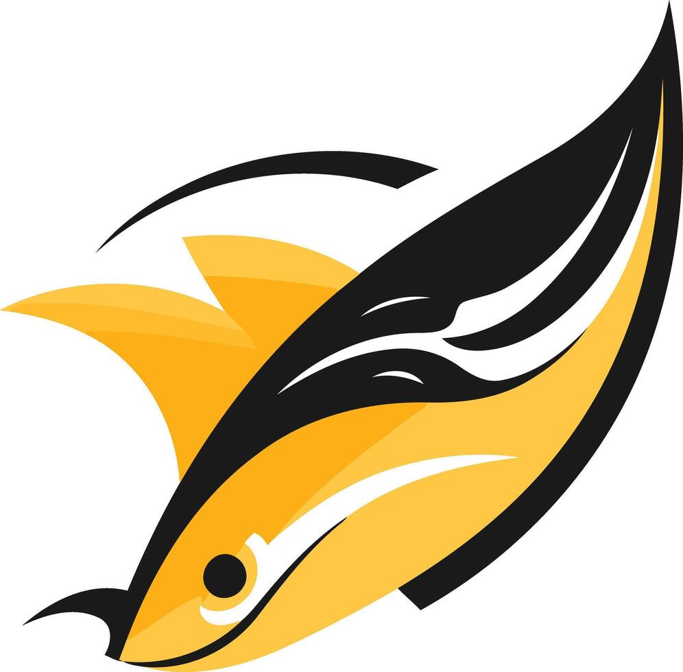 Abstract Illustration of a Fish vector
