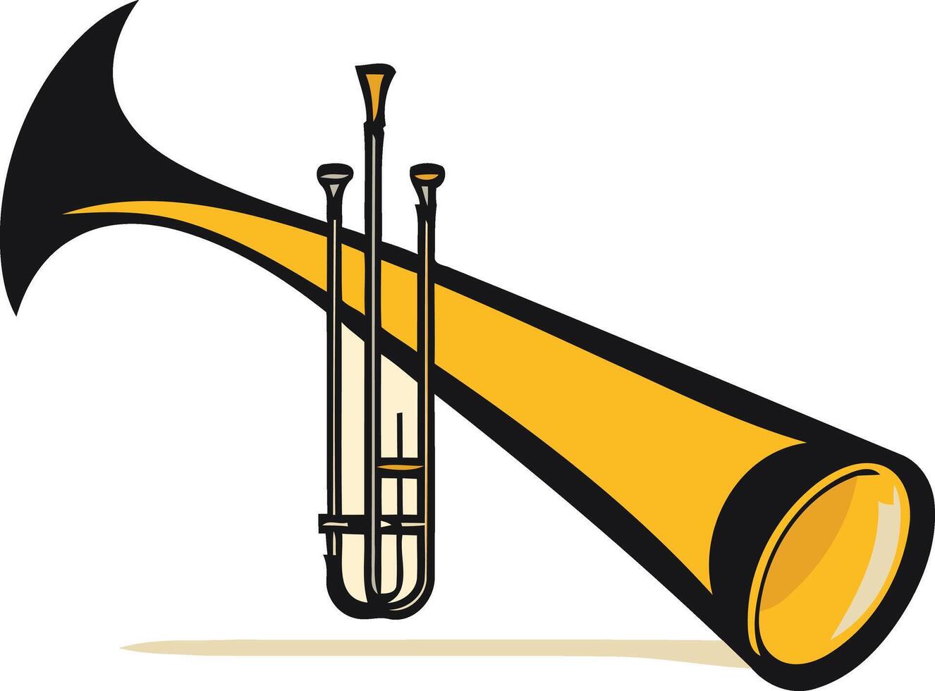 Trombone and Trumpet vector