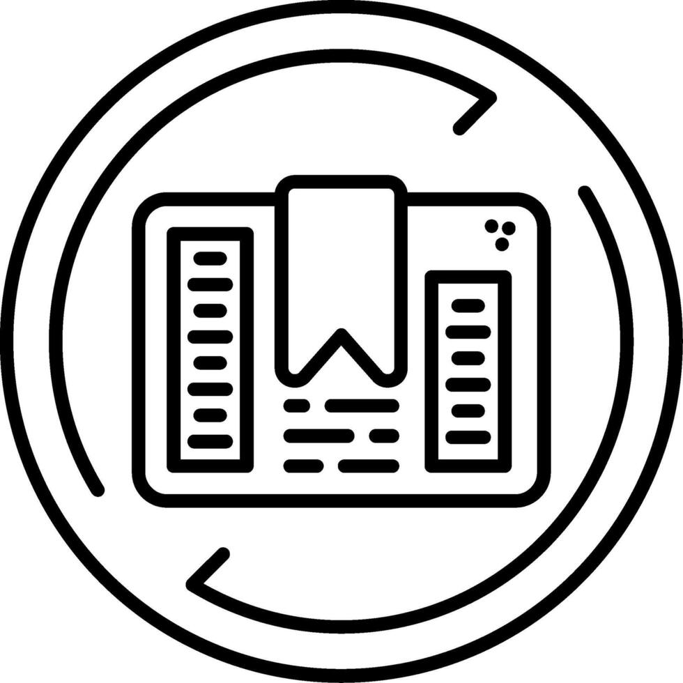 Repacking Required Line Icon vector
