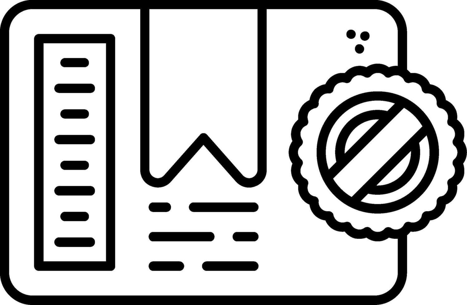 Perishable Line Icon vector