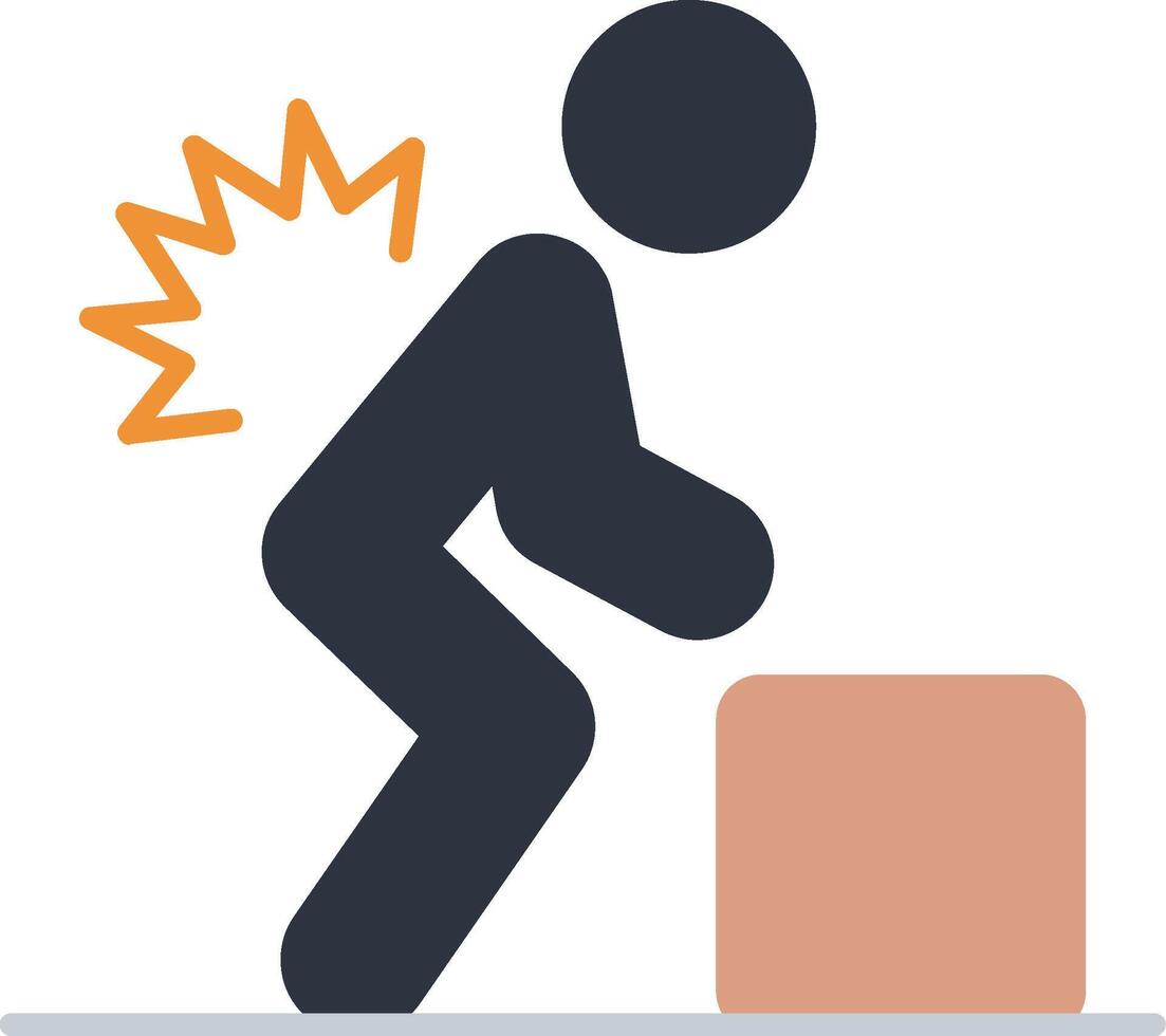 Repetitive Strain Flat Icon vector