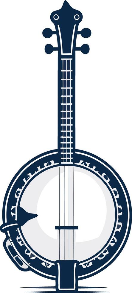 Bluegrass Banjo Illustration vector