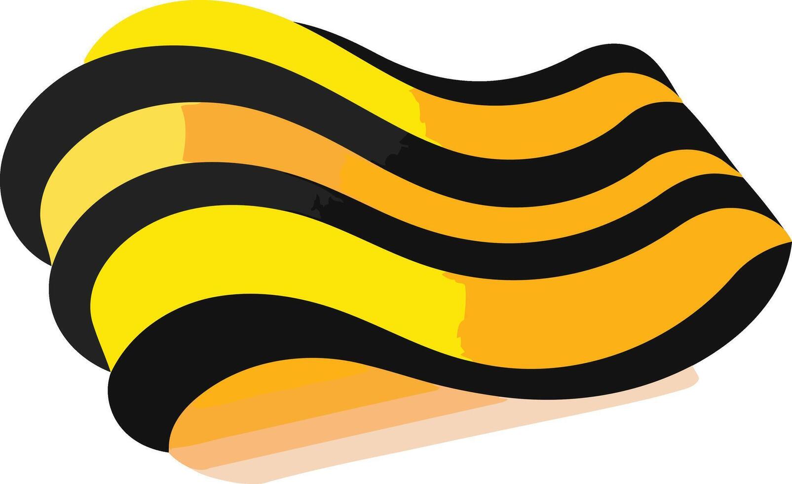 Abstract Yellow and Black Striped Pattern vector