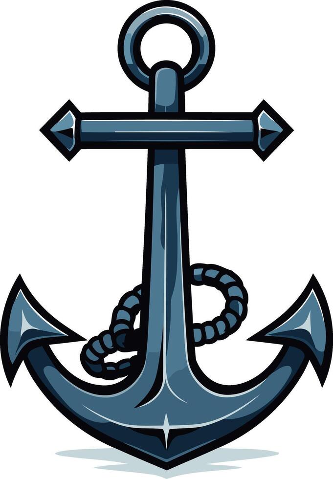 Nautical Anchor Illustration vector