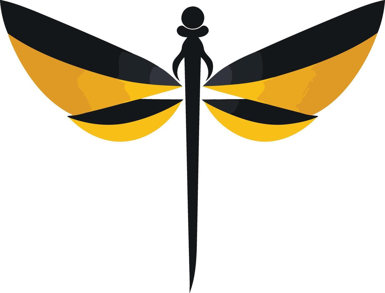 Abstract Dragonfly Illustration vector