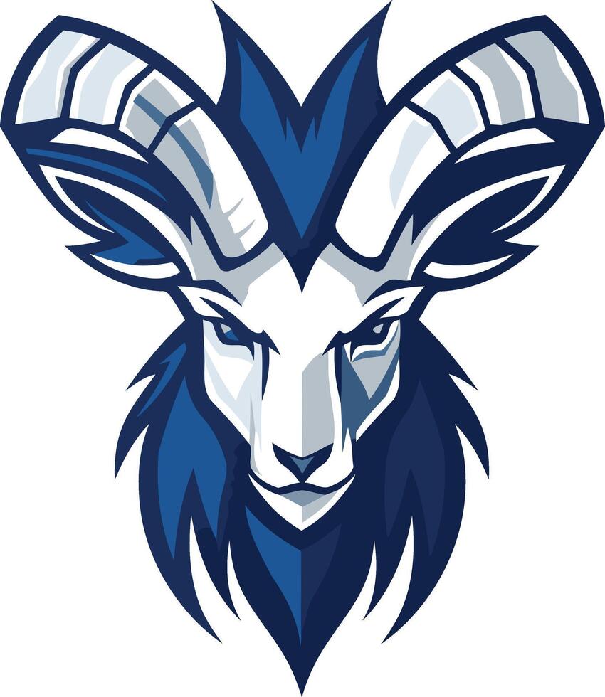 Powerful Ram Mascot Logo Design vector