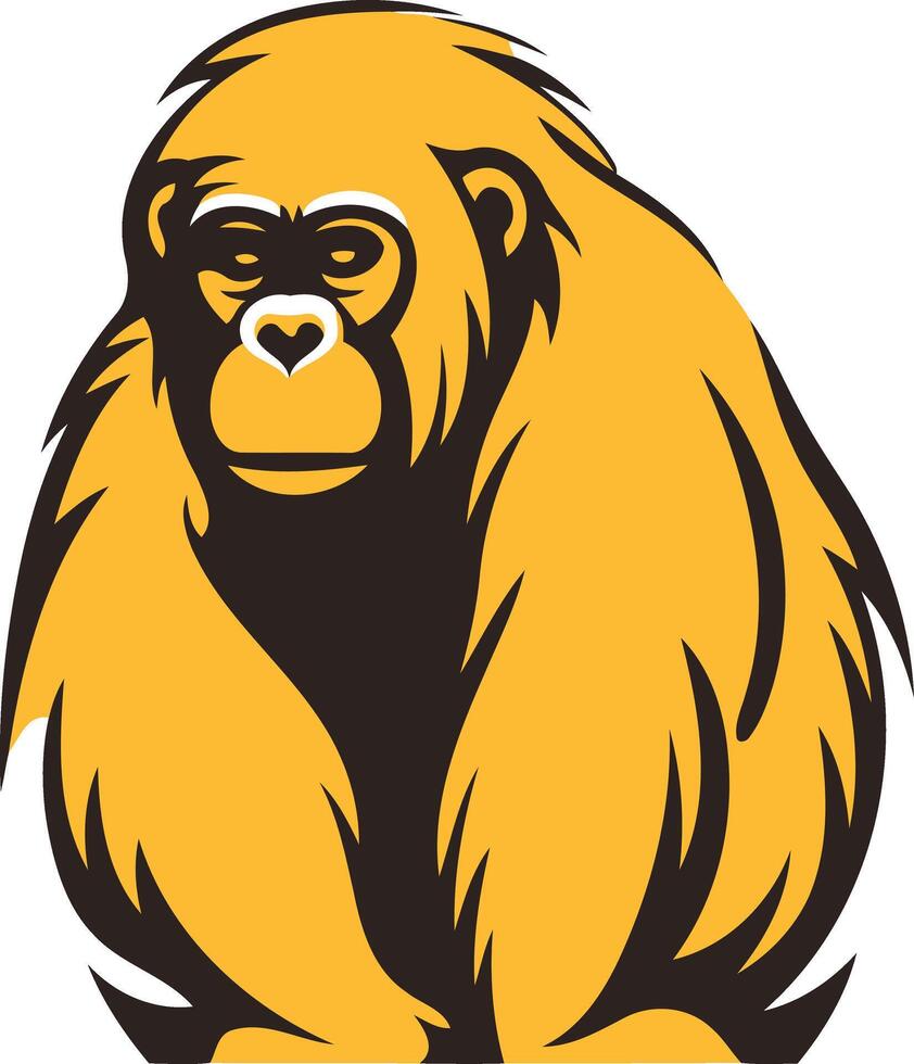 Orangutan Mascot Illustration vector