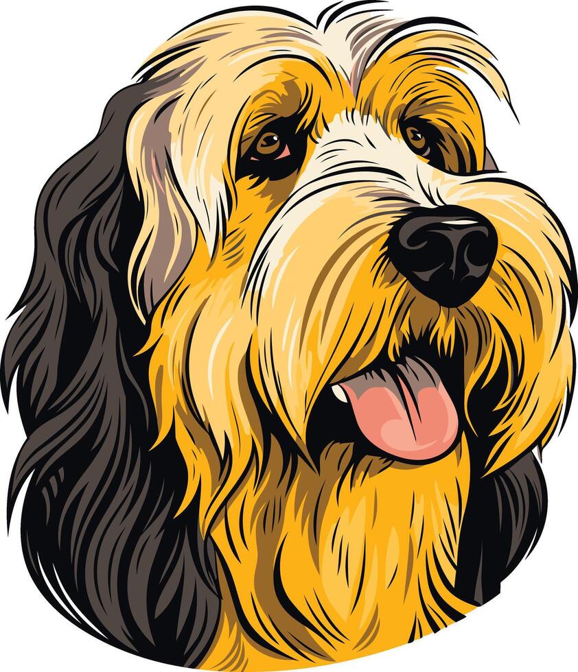 Illustration of a Happy Dog vector