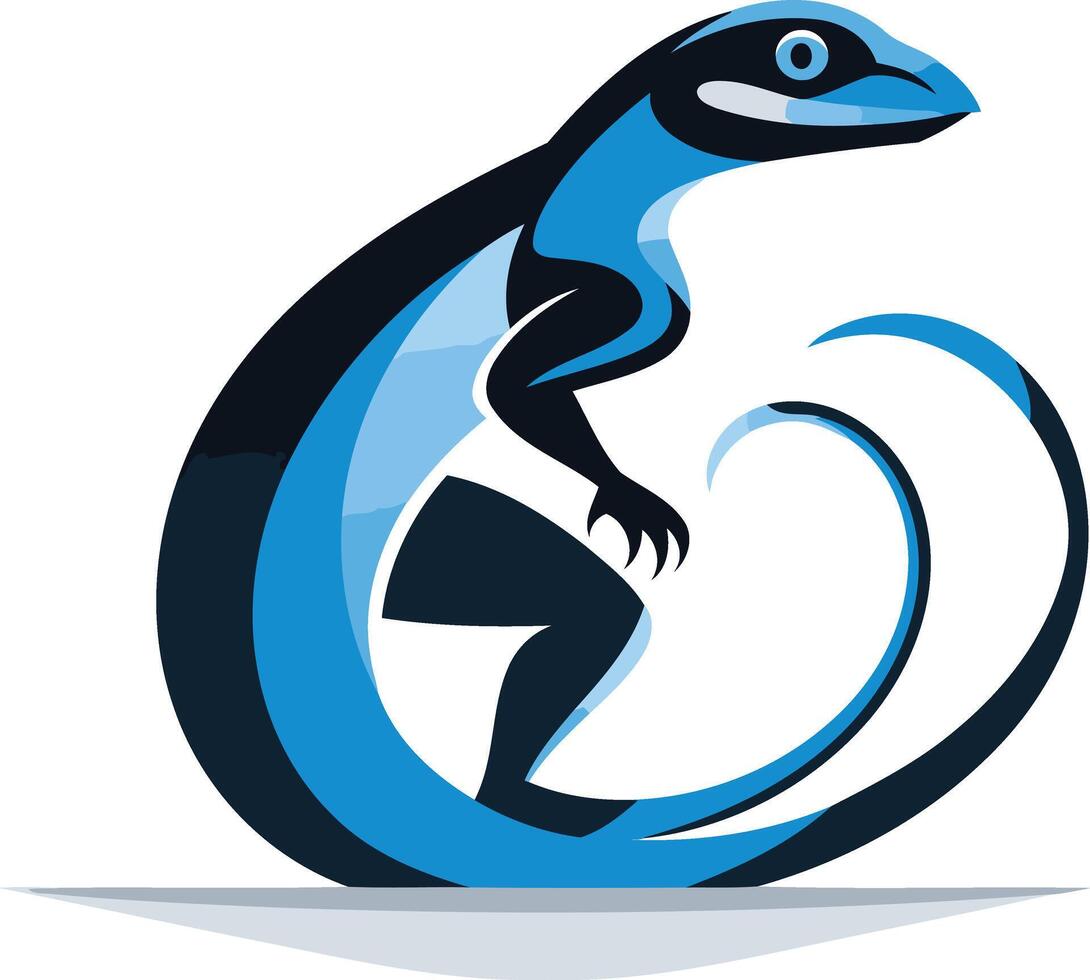 Lizard Surfing on a Wave vector