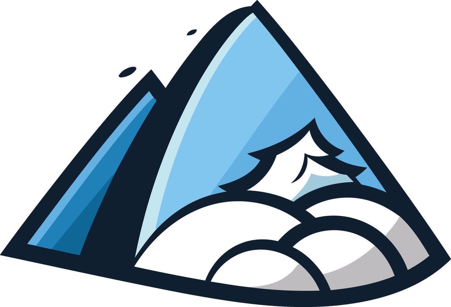 Abstract Mountain Illustration vector